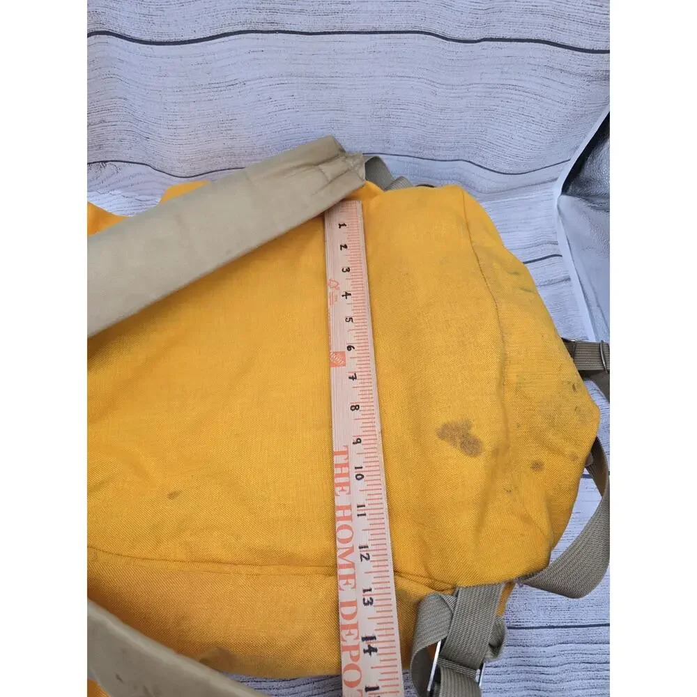 Jansport 1970's Hiking Outdoor Backpack Yellow